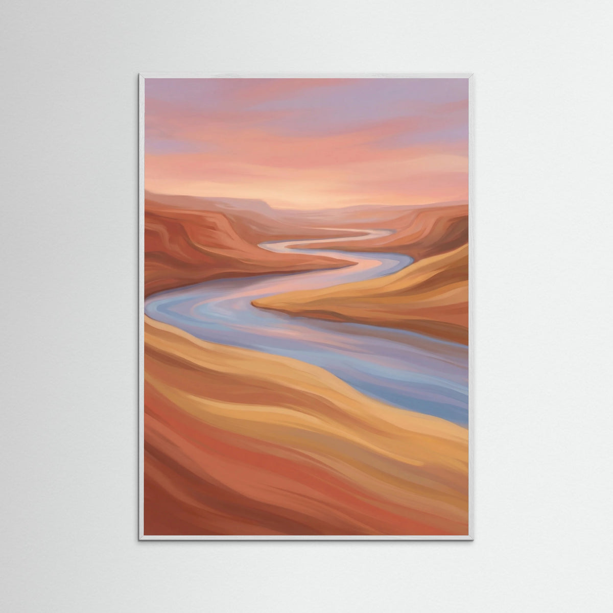 White Wood Sunset Slopes