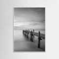 White Wood Surfboard Serenity