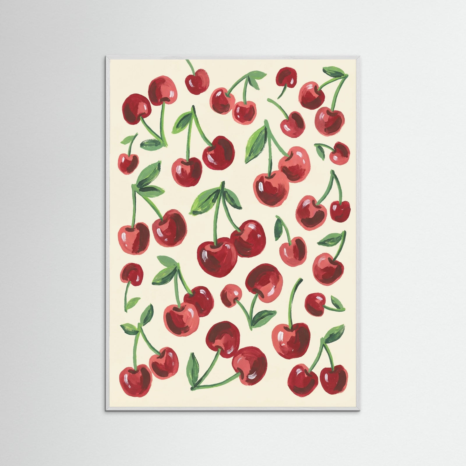 White Wood Sweet Strawberry Field