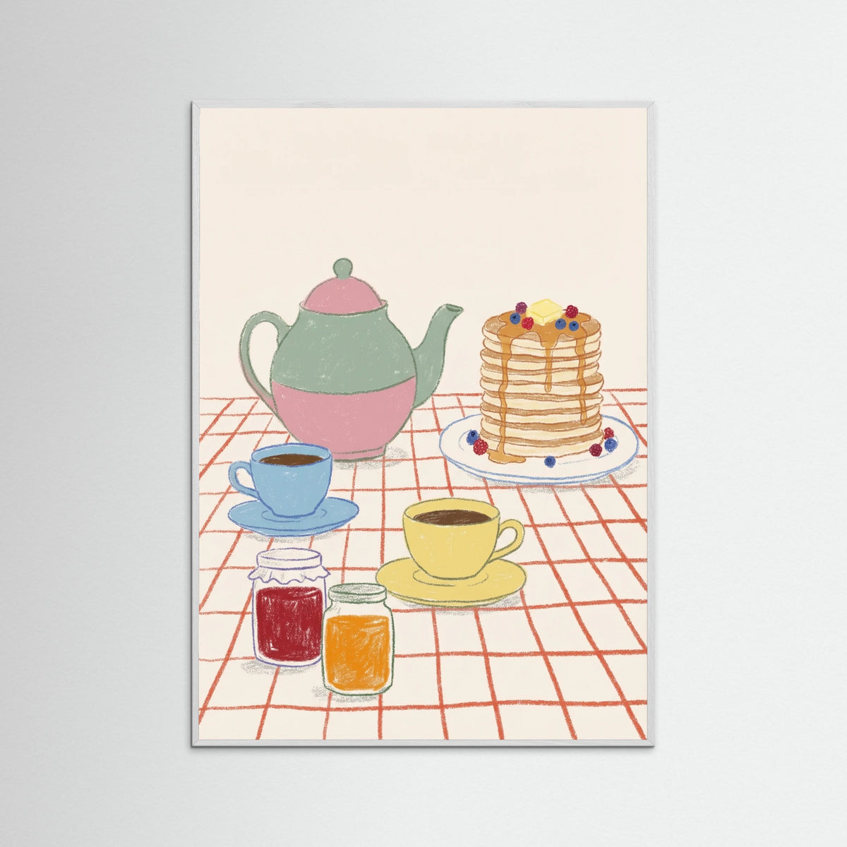 White Wood Tabletop Charms