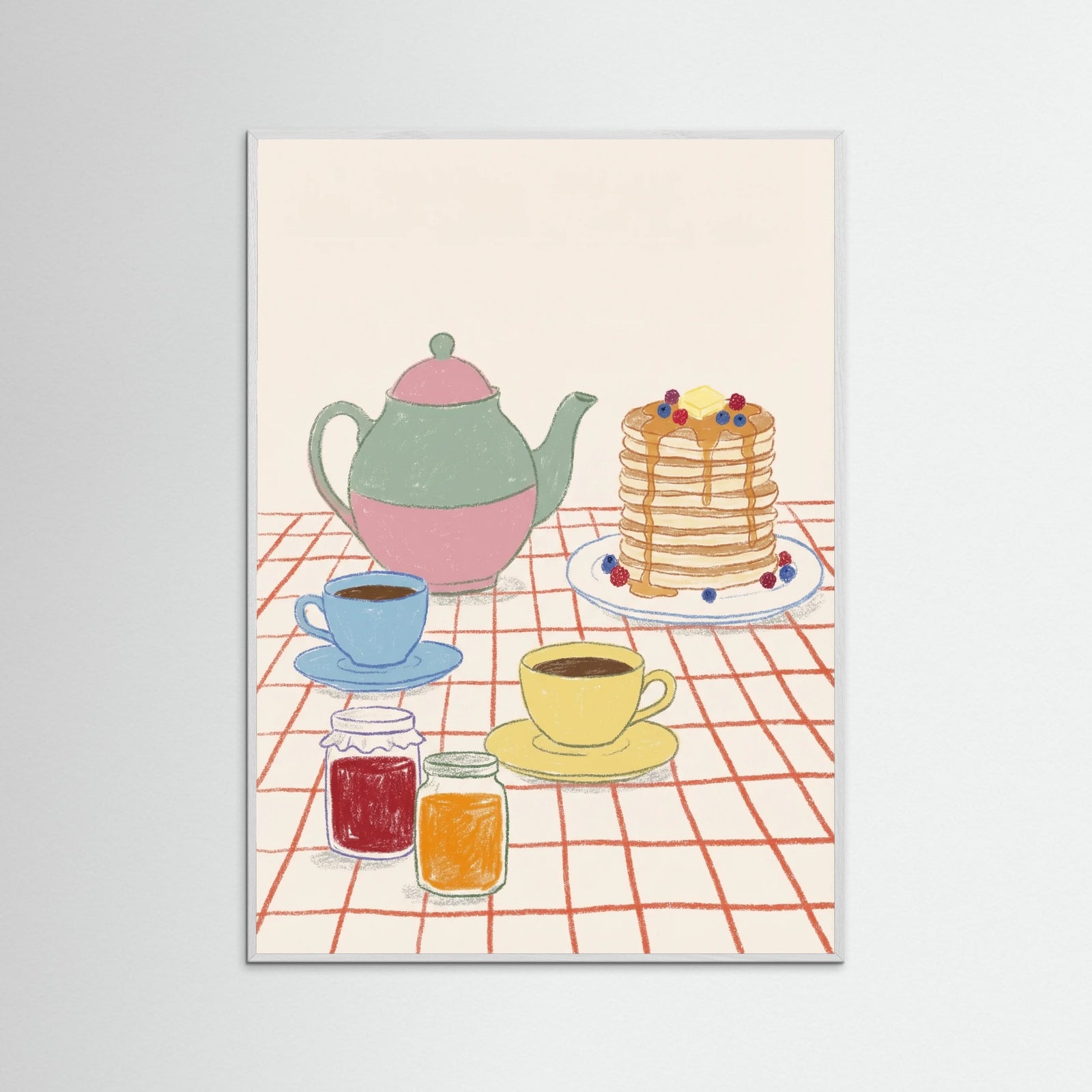 White Wood Tabletop Charms