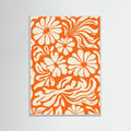 White Wood Tangerine Bloom