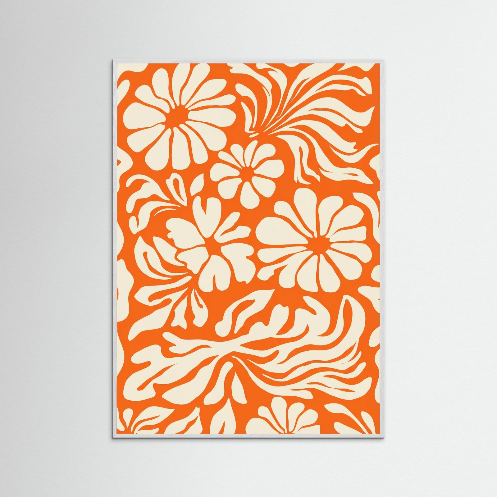 White Wood Tangerine Bloom