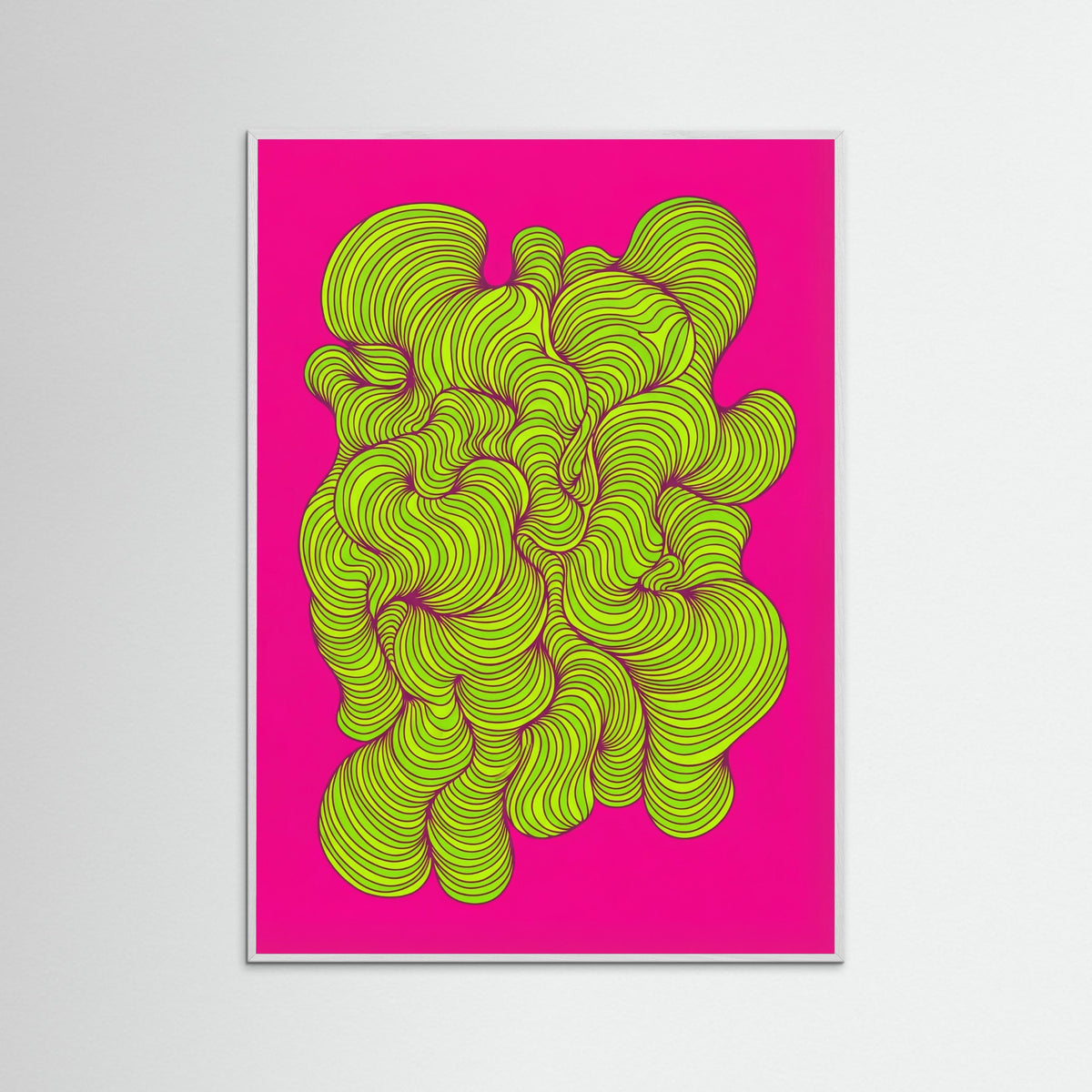 White Wood Tangled Oranges