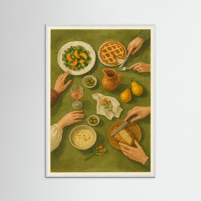 White Wood Tea Time Arrangement 1