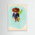 Texas Cowboy Poster – plakat og kunsttryk