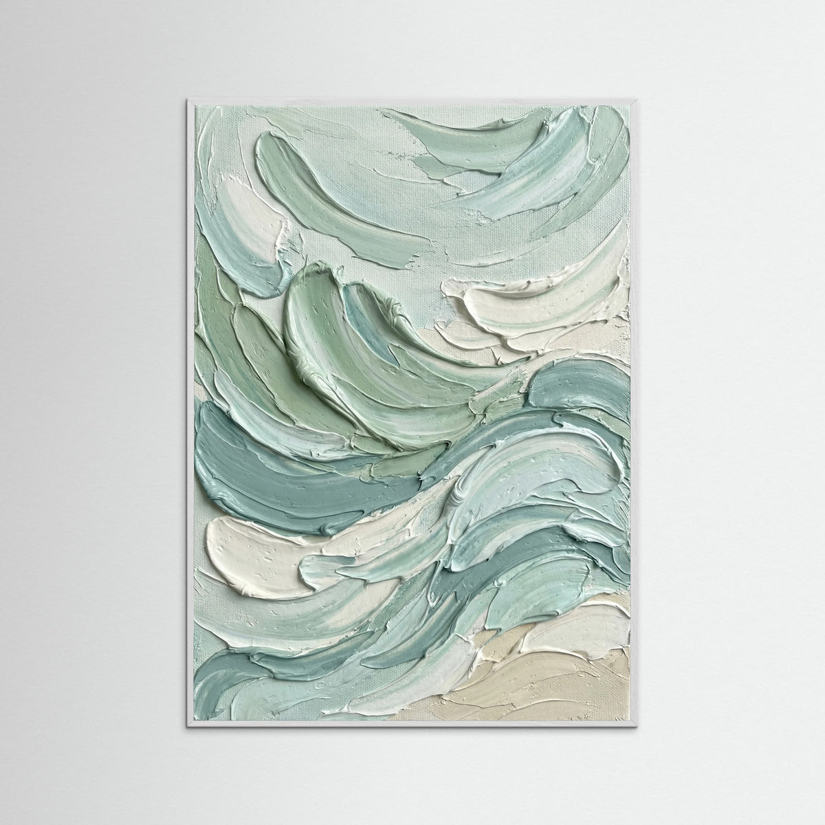 White Wood Textured Botanicals