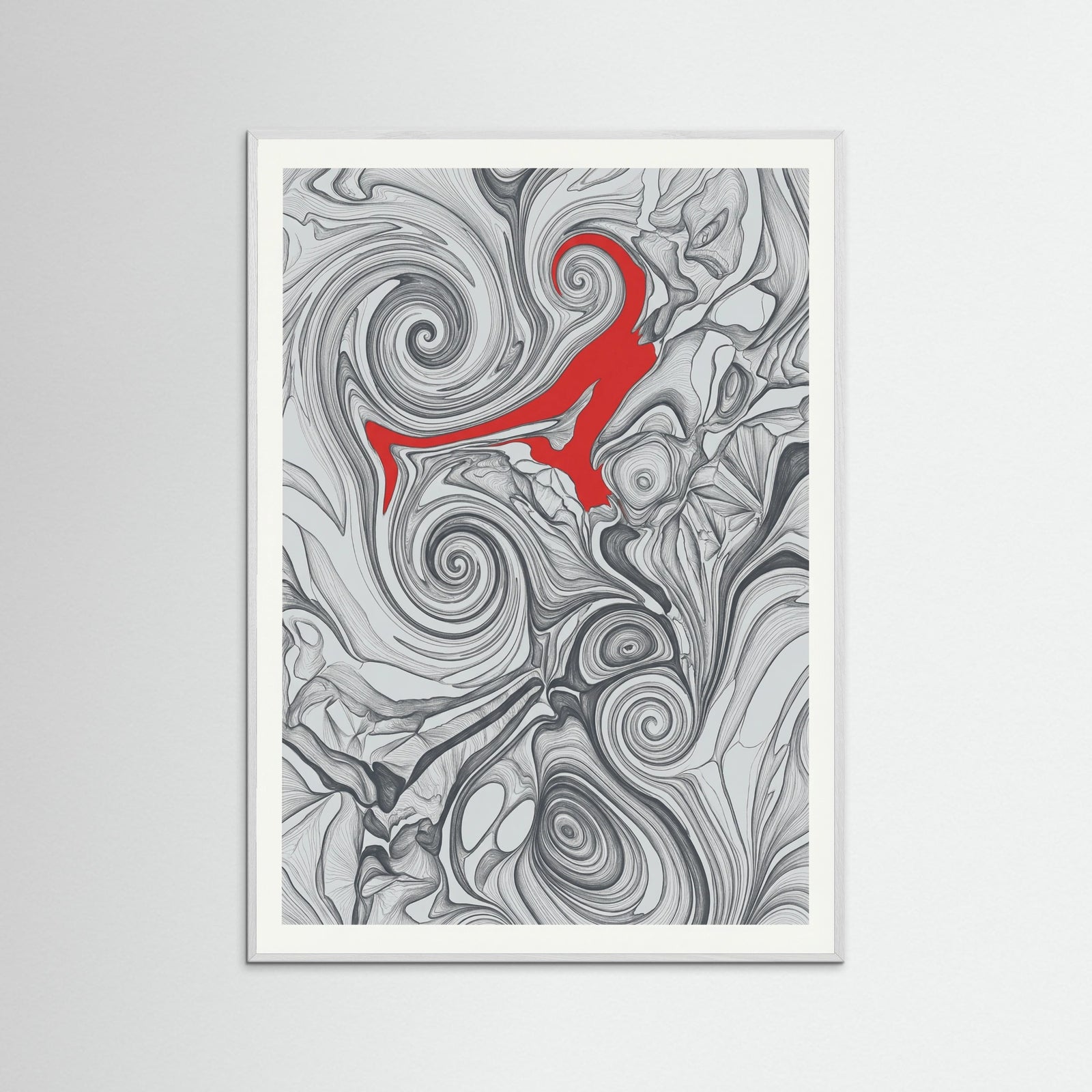 White Wood Textured Echoes