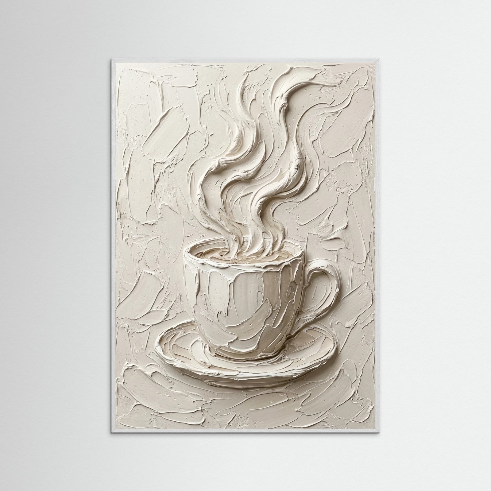 White Wood Textured Elegance