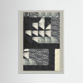 White Wood Textured Tides 1 Poster