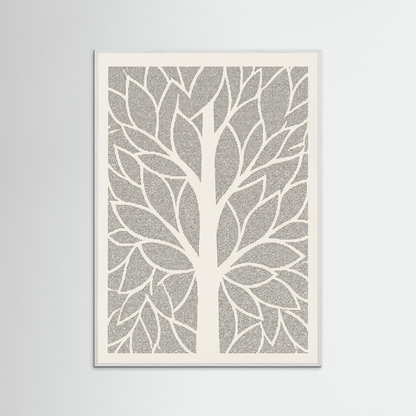 White Wood Textured Voids