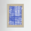 White Wood The Grid 8 Poster