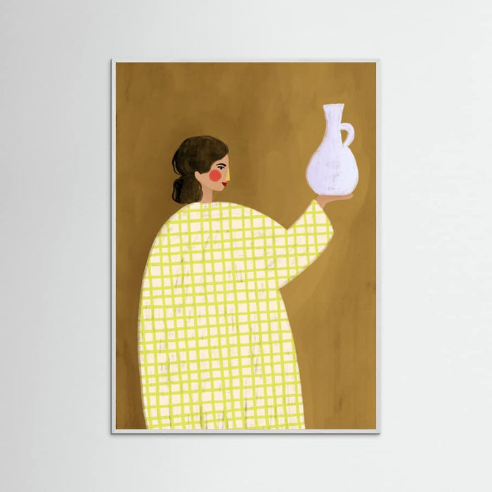 The Woman With Vase Poster – poster and art print
