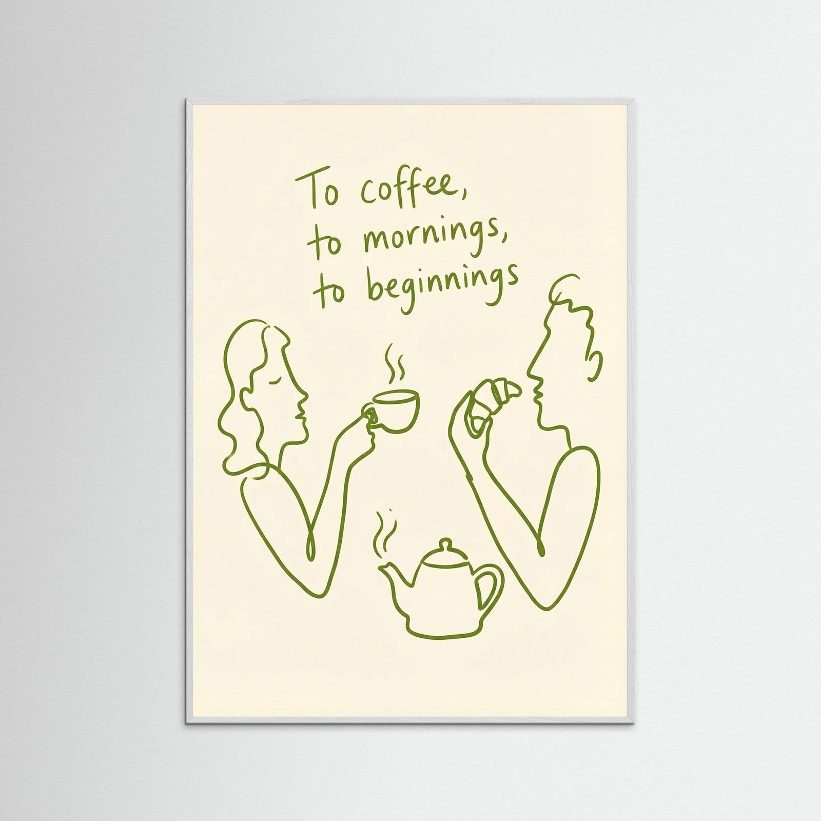 White Wood Toast to Life