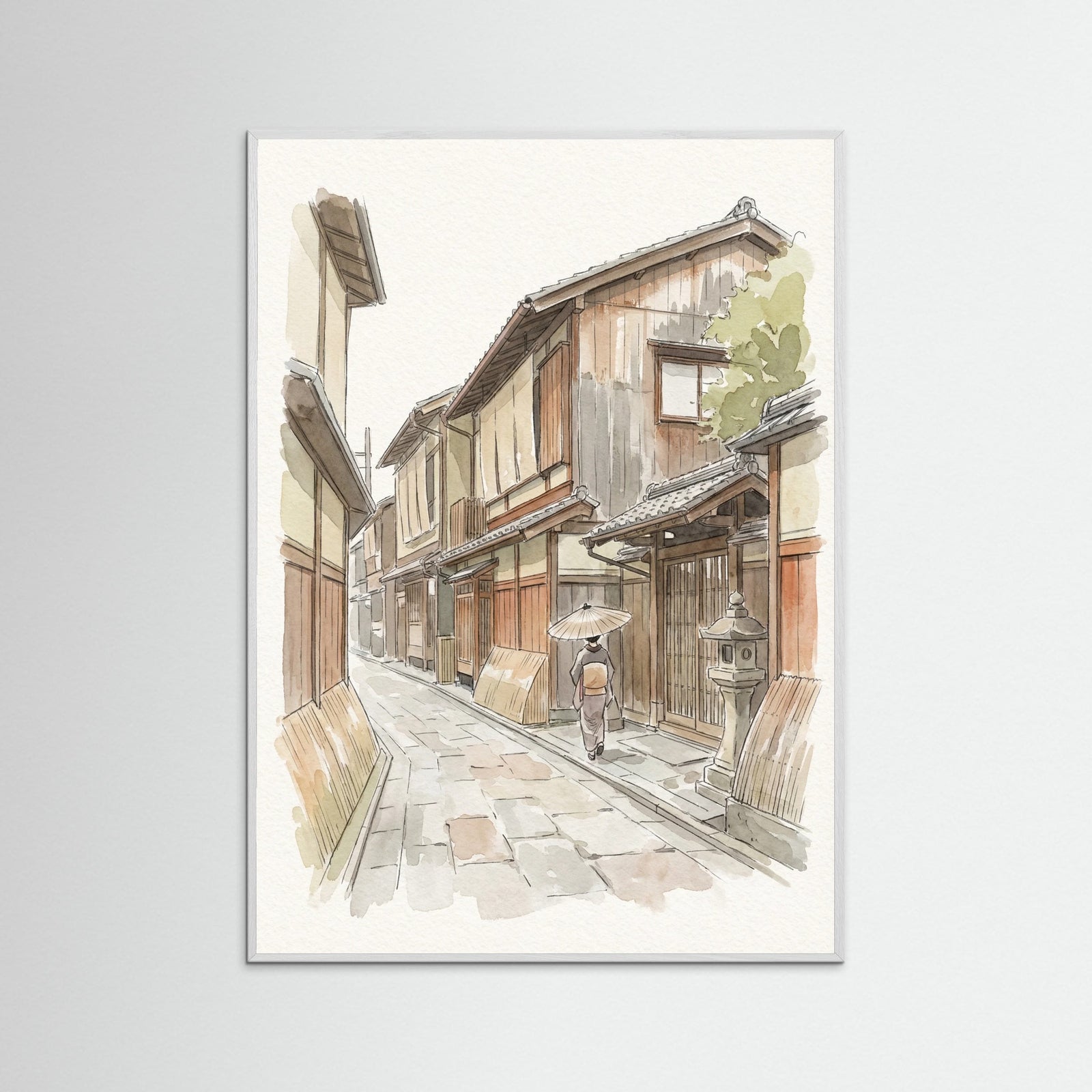 White Wood Tokyo Streetscape