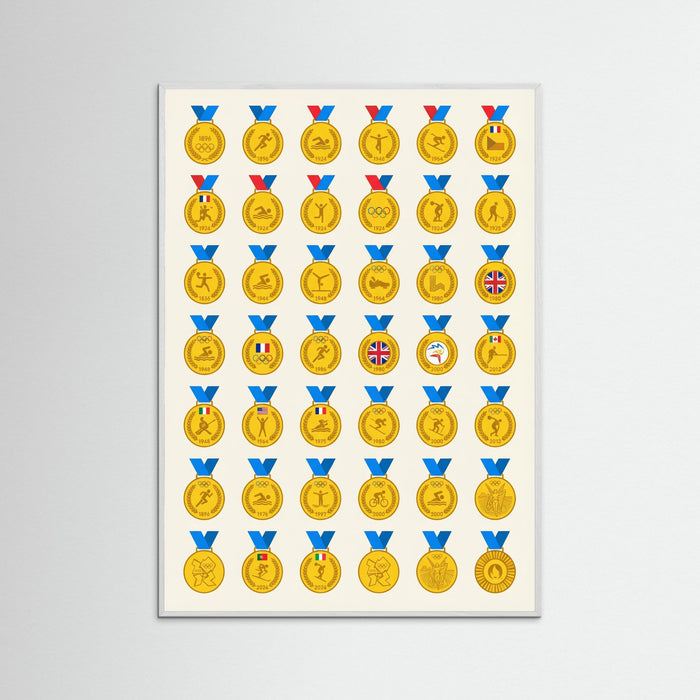 Tour de France Jerseys – poster och konsttryck