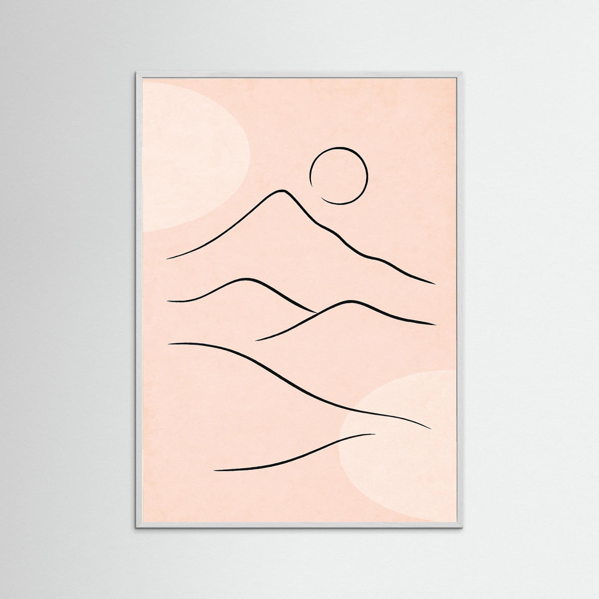 White Wood Tranquil Outline