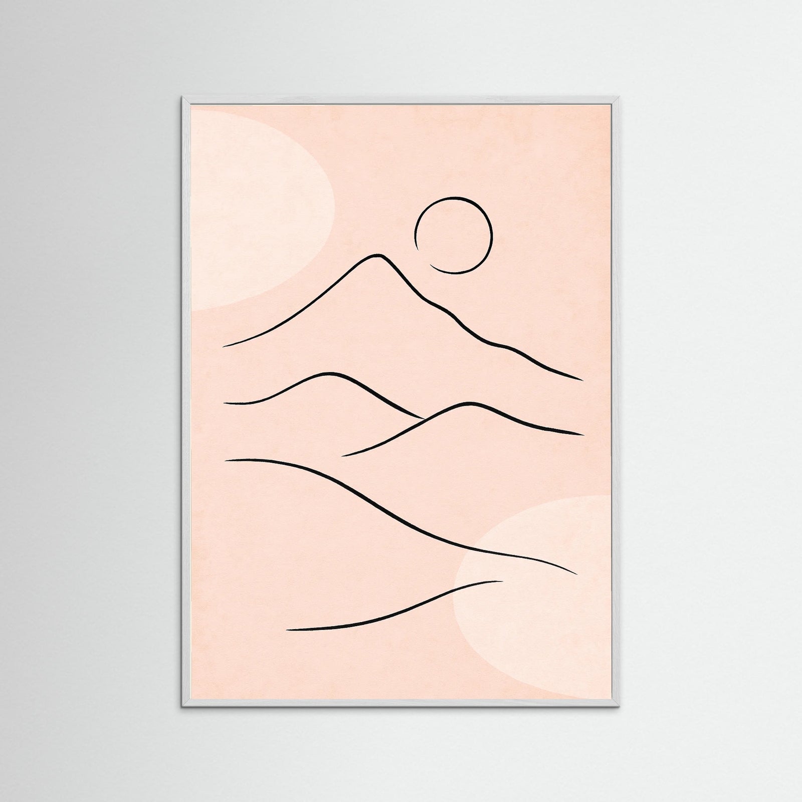 White Wood Tranquil Outline