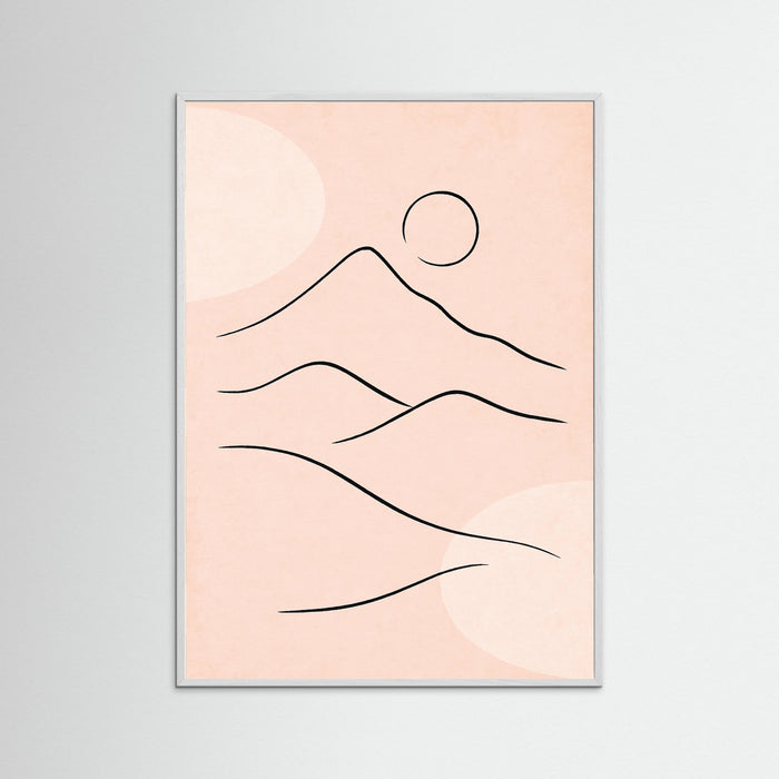 White Wood Tranquil Outline
