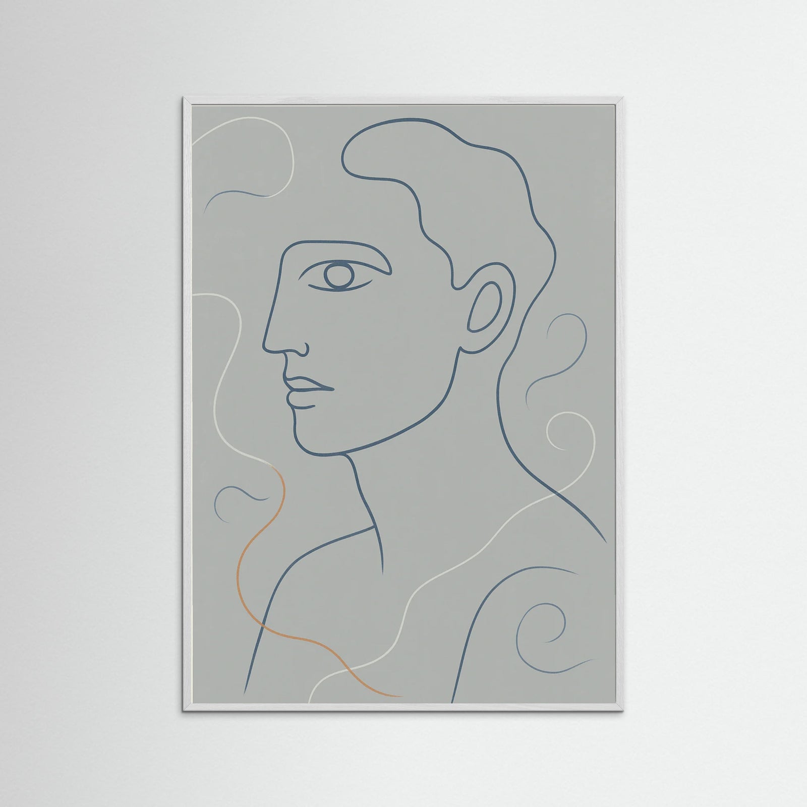 White Wood Tranquil Strokes