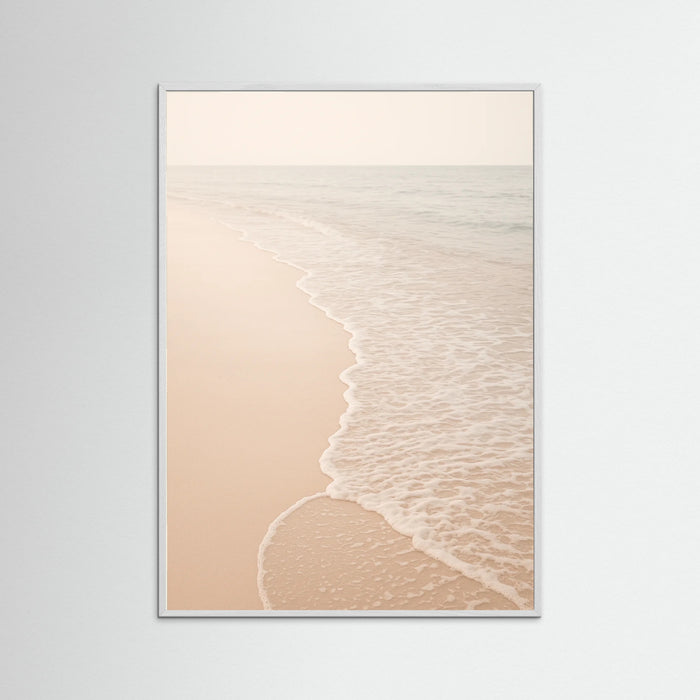 White Wood Tranquil Waves