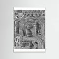 White Wood Tribal Art Poster