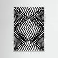 White Wood Tribal Poster