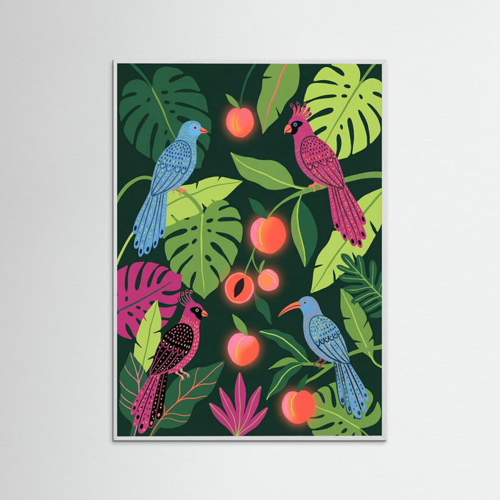 White Wood Tropical Dreamers