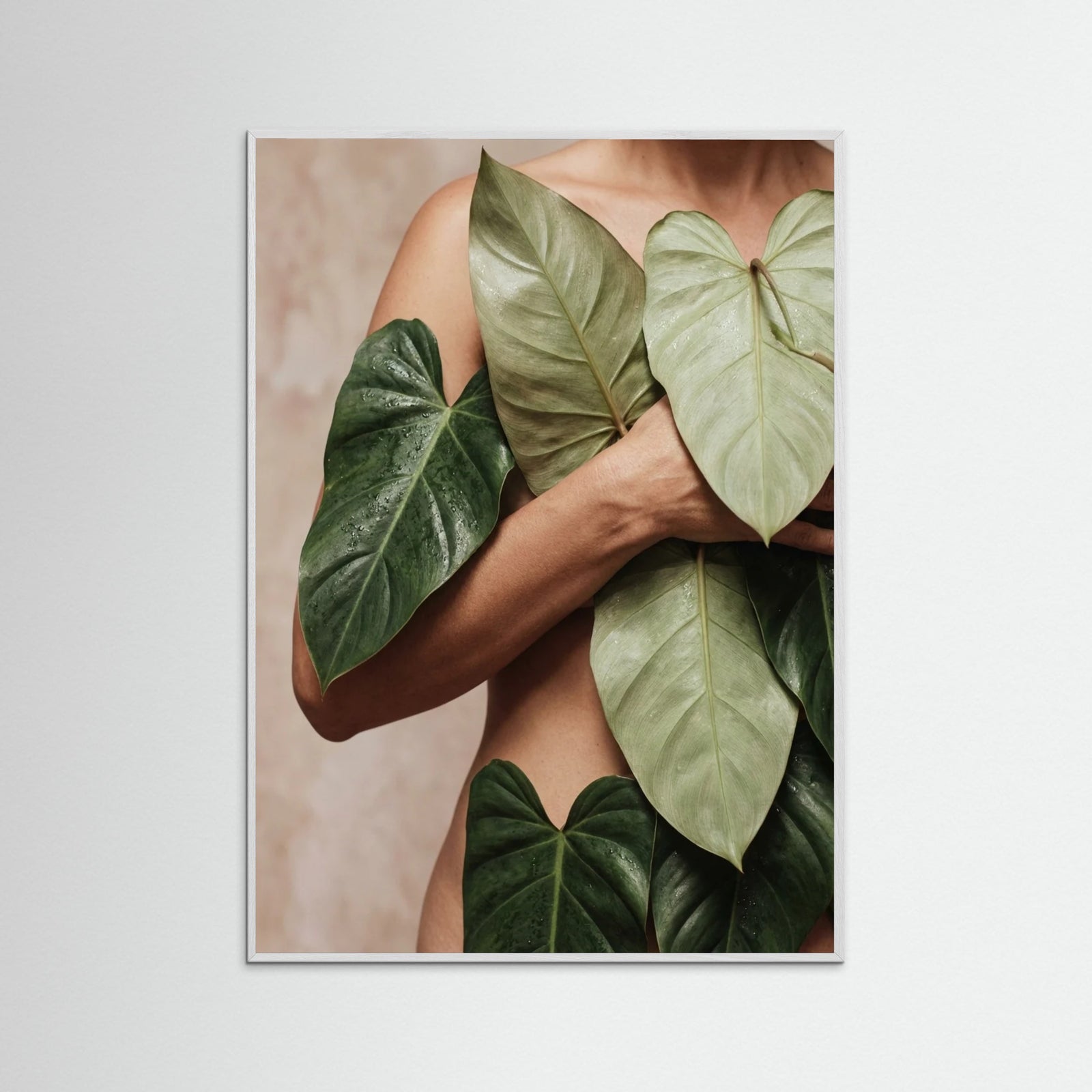 White Wood Tropical Embrace