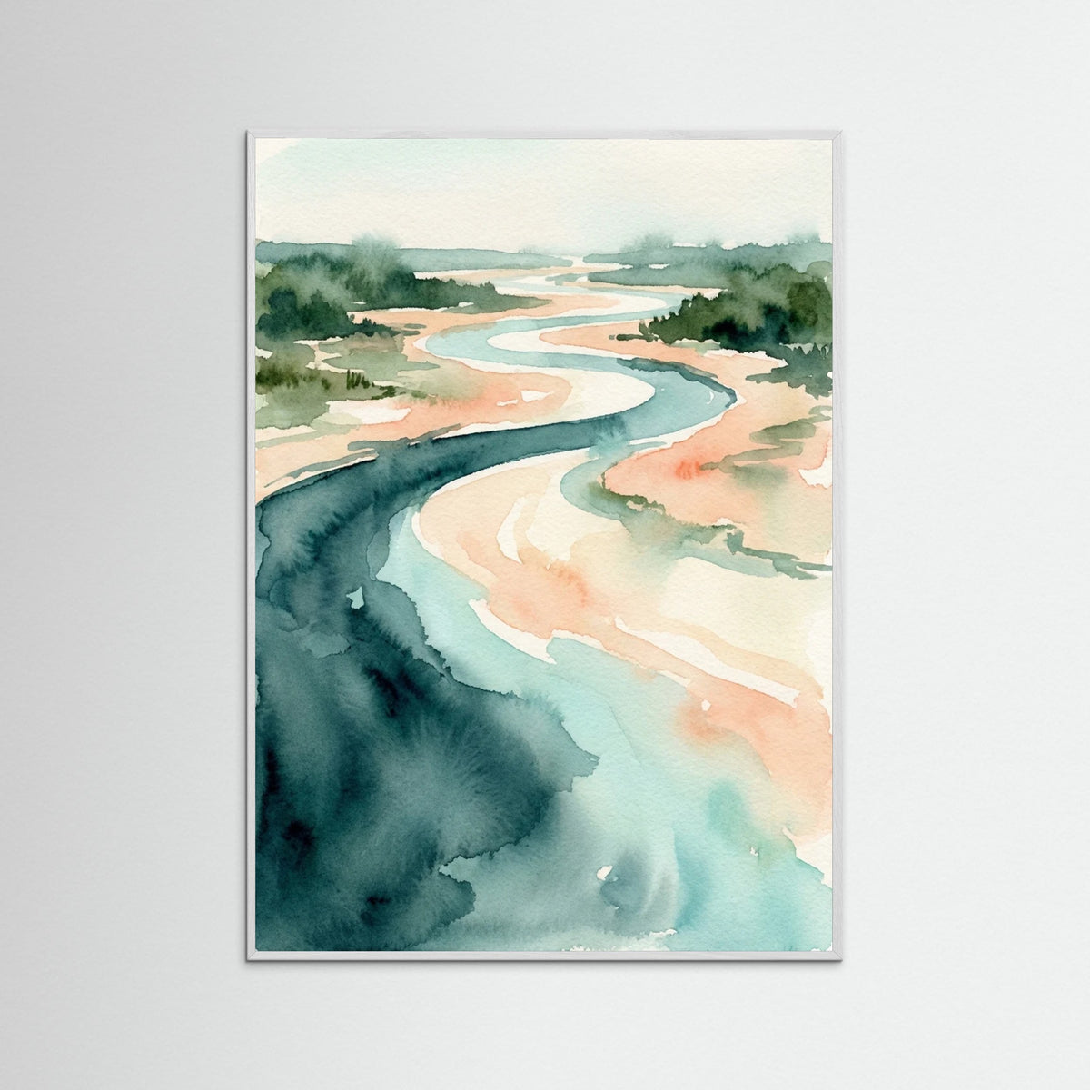 White Wood Tropical Gaze