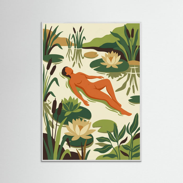 White Wood Tropical Repose