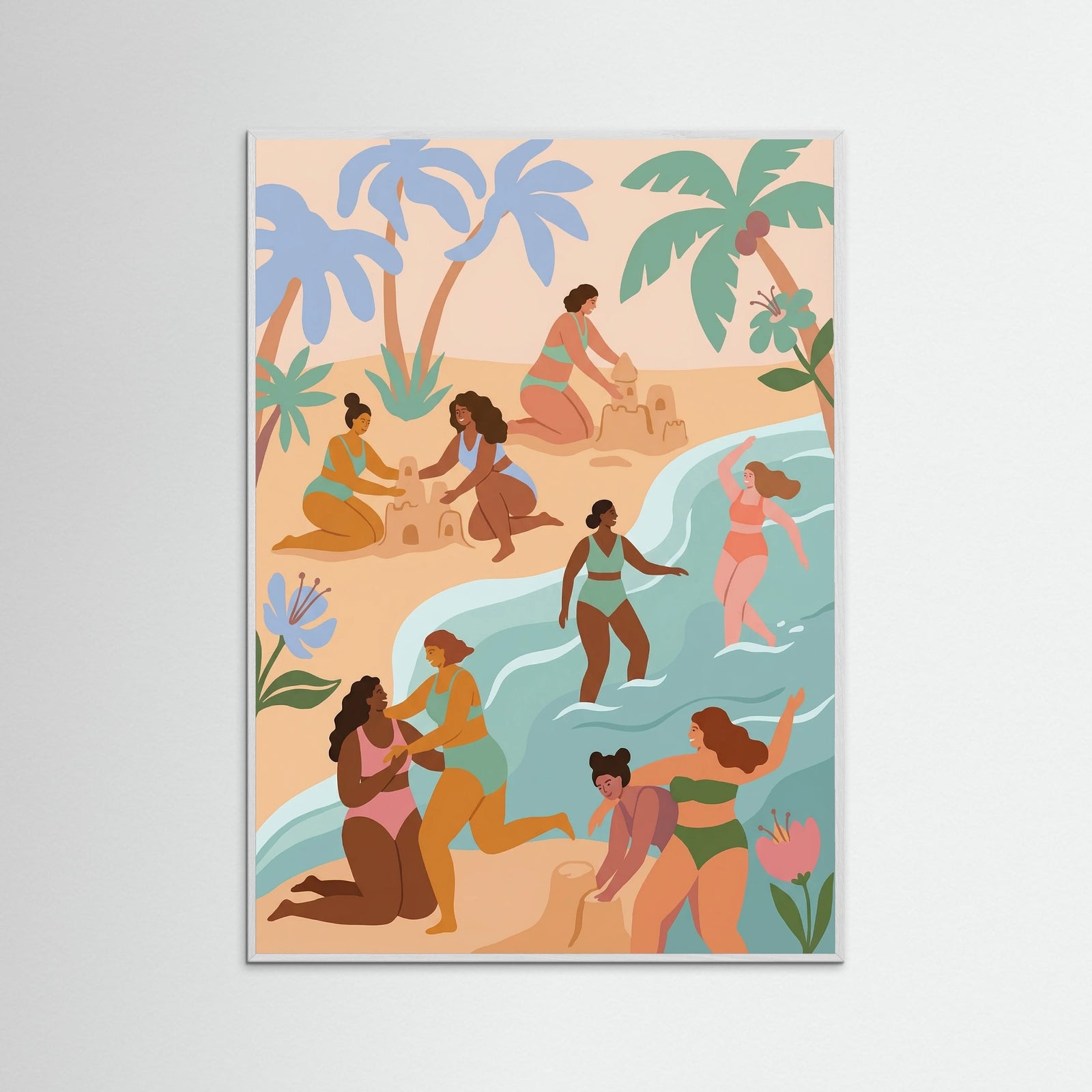 White Wood Tropical Rhythm