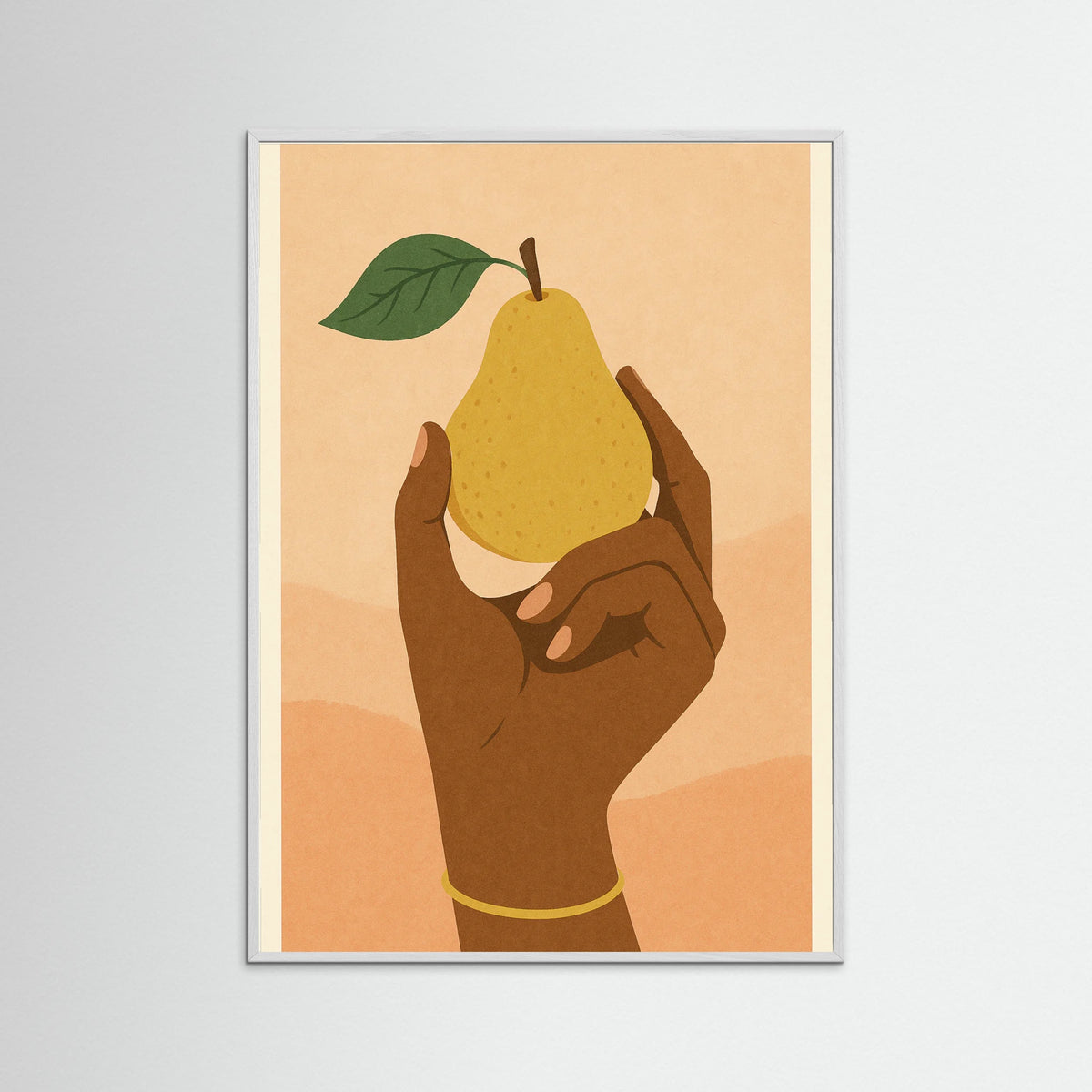 White Wood Tropical Touch
