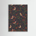 White Wood Tulip Flower Pattern