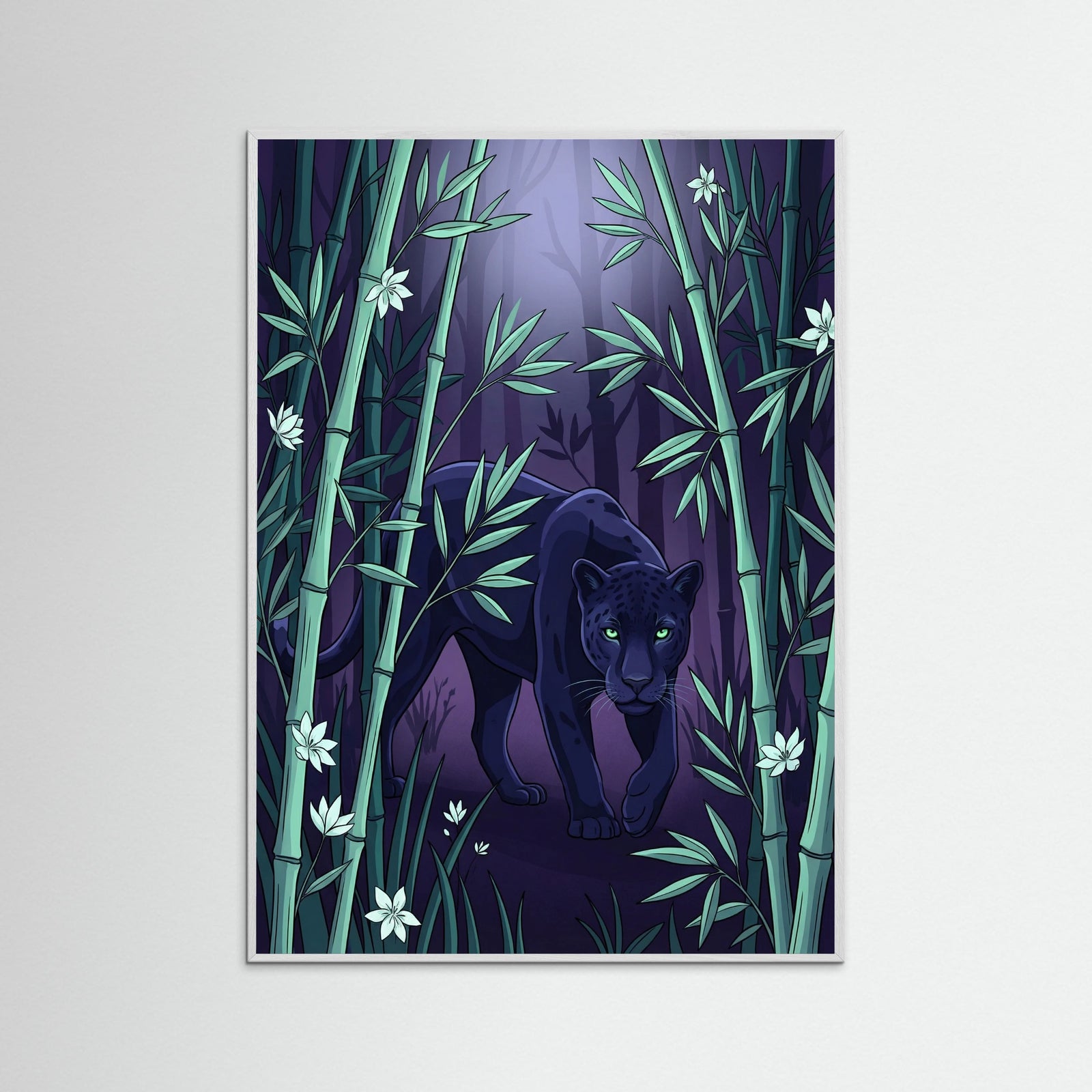 White Wood Twilight Cheetah
