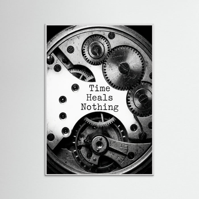 White Wood Typed Expression