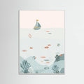 Under the Blue Sea Poster – Poster und Kunstdruck