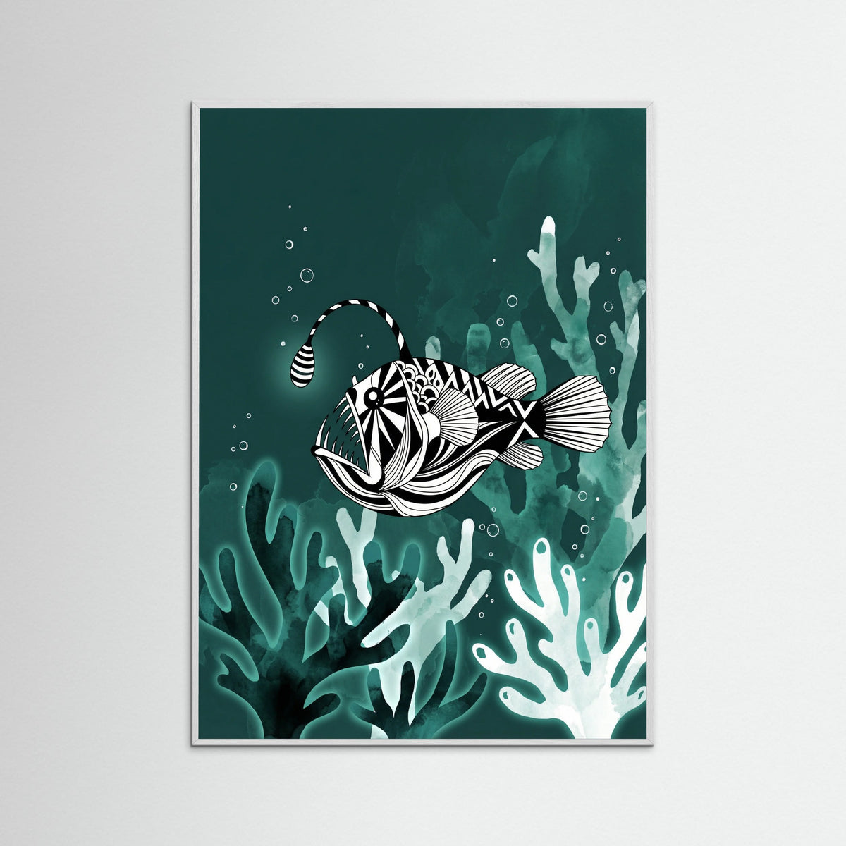 White Wood Underwater Serenade