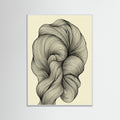 White Wood Undulating Strands