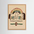 White Wood Unicorn Rainbow Bond