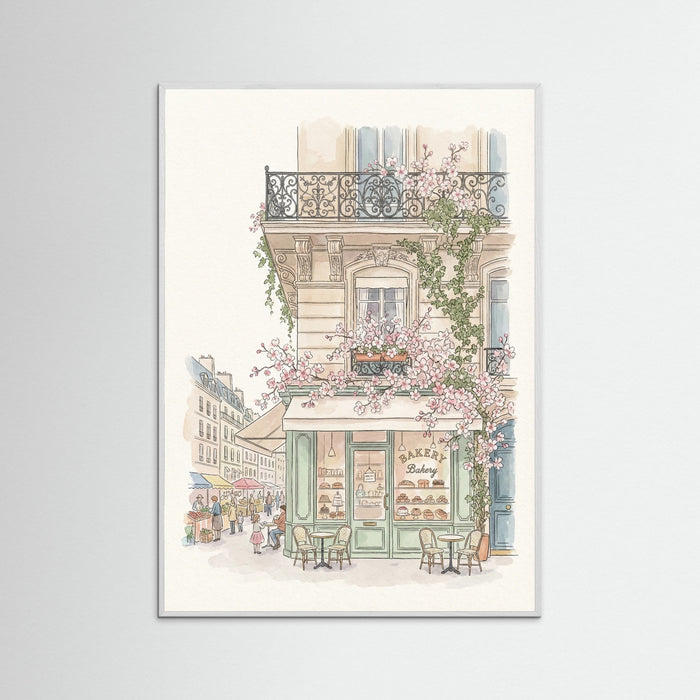 White Wood Urban Blooms