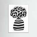 Vase Striped Poster – plakat og kunsttryk