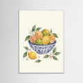 White Wood Vase of Blooms