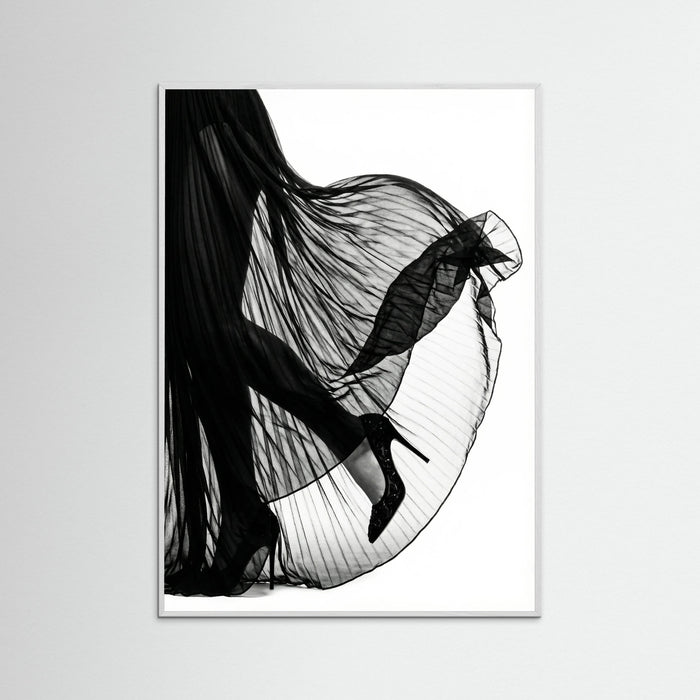 White Wood Veiled Elegance
