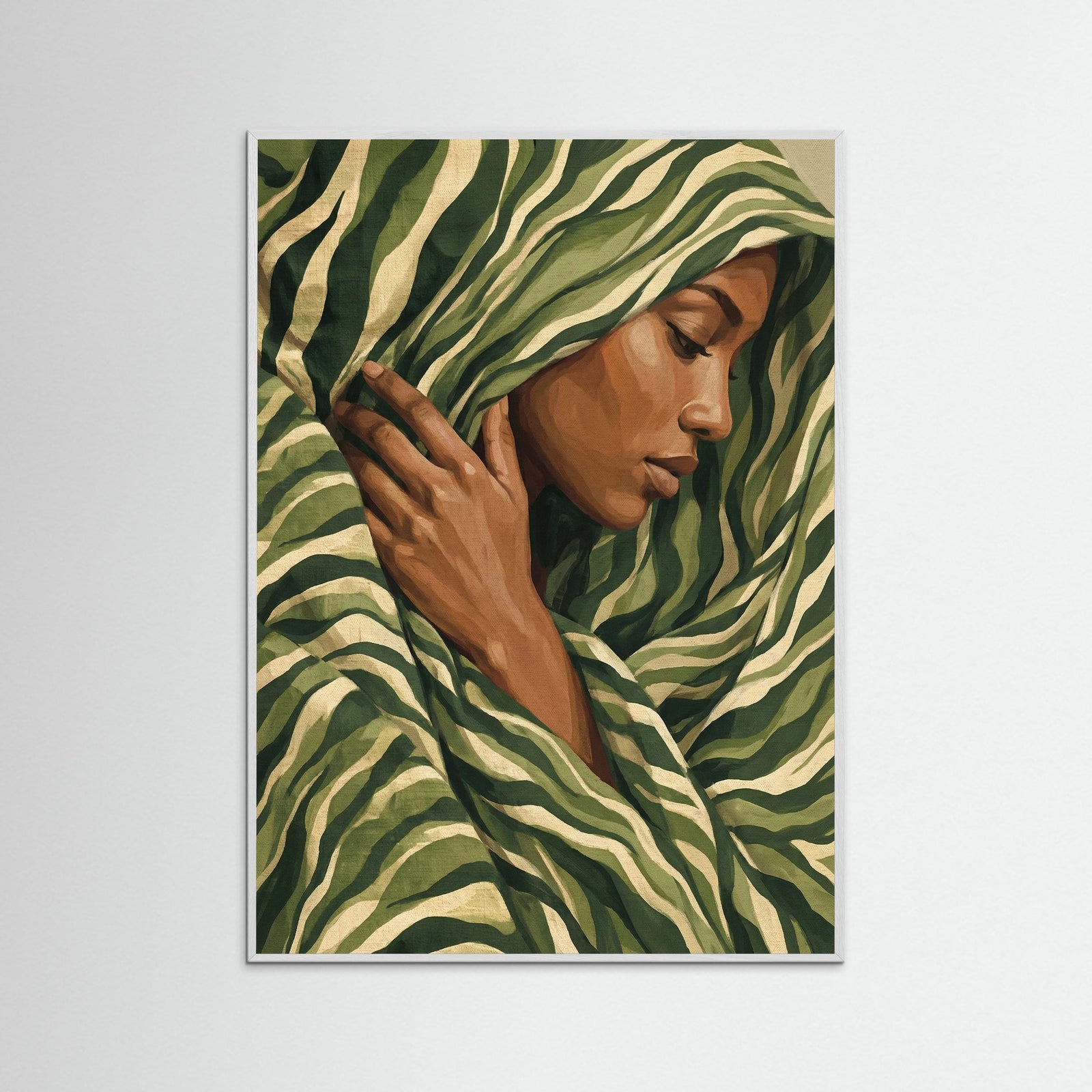 White Wood Veiled Grace