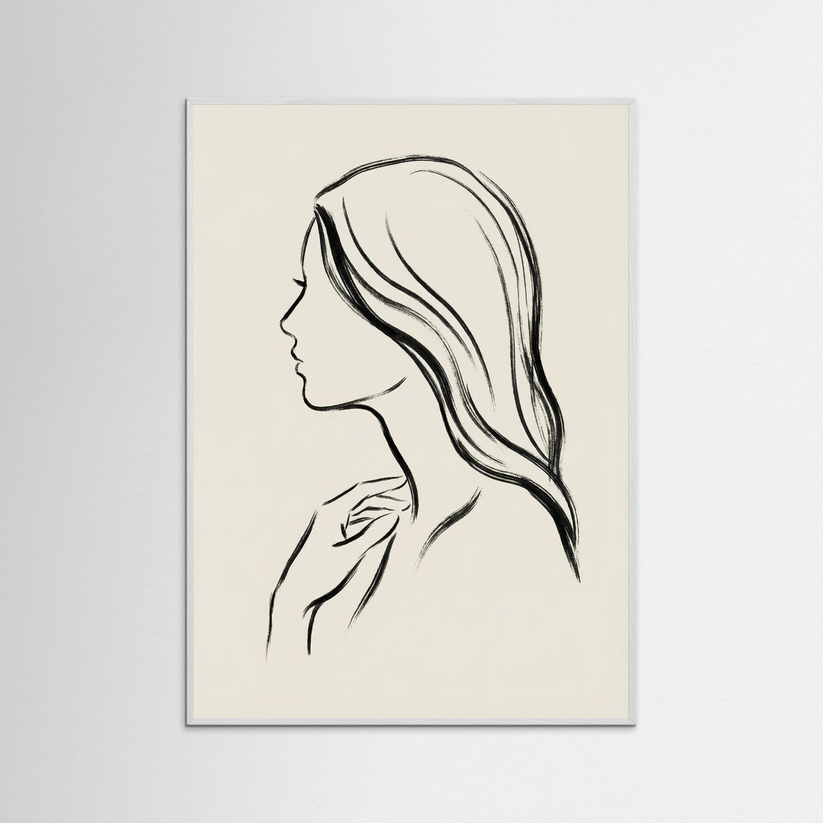 White Wood Veiled Grace