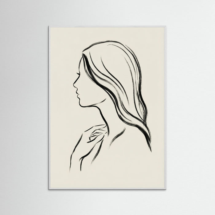 White Wood Veiled Grace