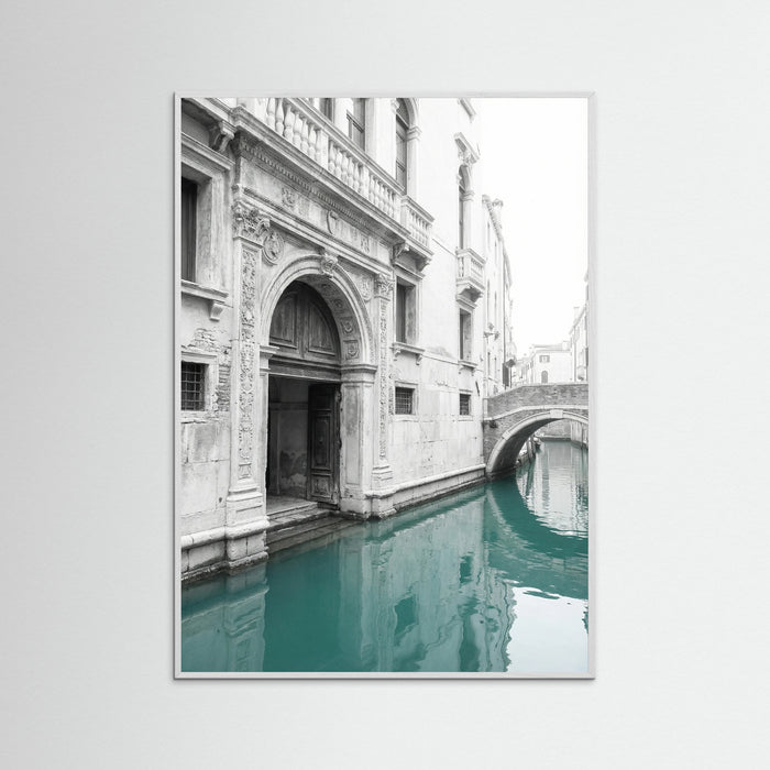 White Wood Venetian Serenity