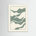 White Wood Verdant Abstract