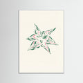 White Wood Verdant Bloom Star